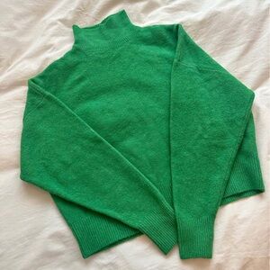 Zara green turtleneck